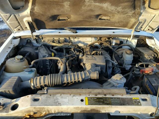 1FTYR10D78PA47465 - 2008 FORD RANGER WHITE photo 7