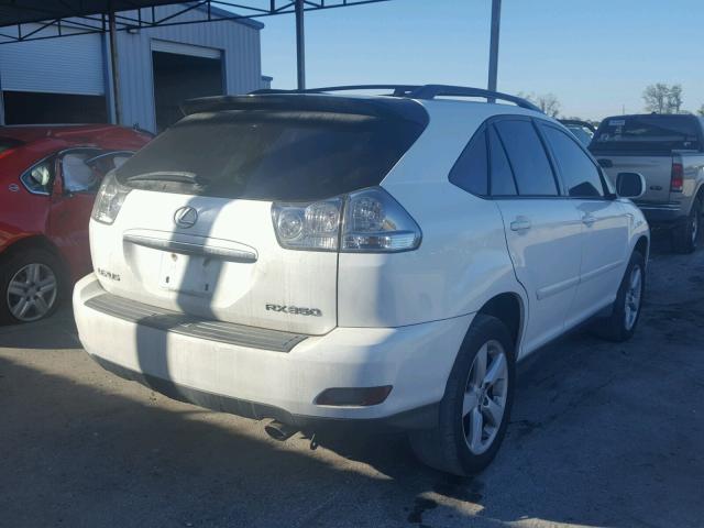 2T2GK31U27C025408 - 2007 LEXUS RX 350 WHITE photo 4