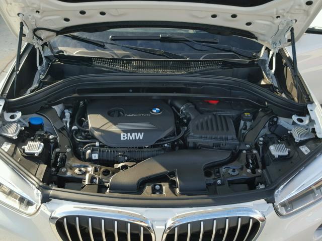 WBXHU7C36J5H44072 - 2018 BMW X1 SDRIVE2 Ақ фото 7