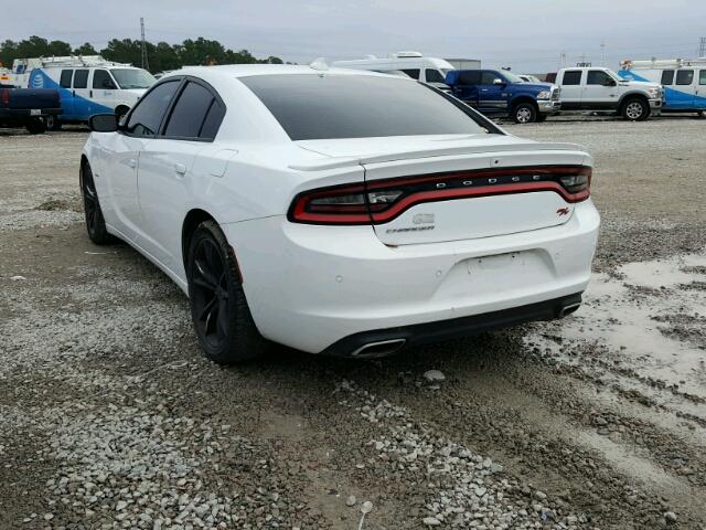 2C3CDXCT6FH777792 - 2015 DODGE CHARGER R/ WHITE photo 3