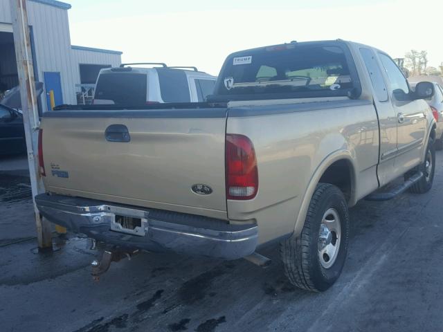 1FTRX18LXXNB45275 - 1999 FORD F150 GOLD photo 4