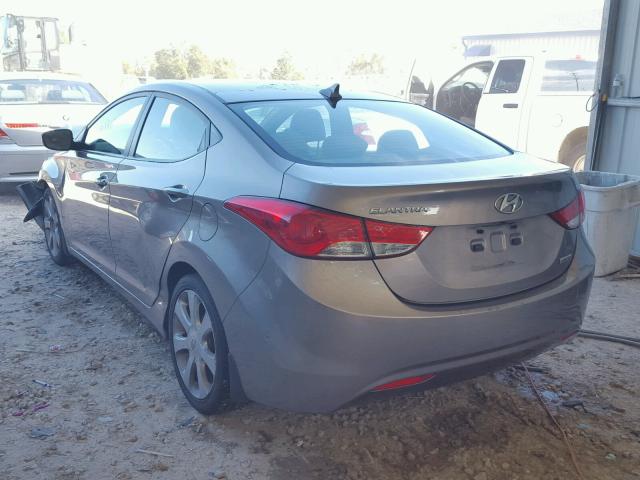 5NPDH4AE0DH178365 - 2013 HYUNDAI ELANTRA GL TAN photo 3