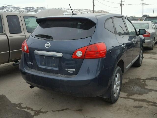 JN8AS5MV8CW717785 - 2012 NISSAN ROGUE S BLUE photo 4