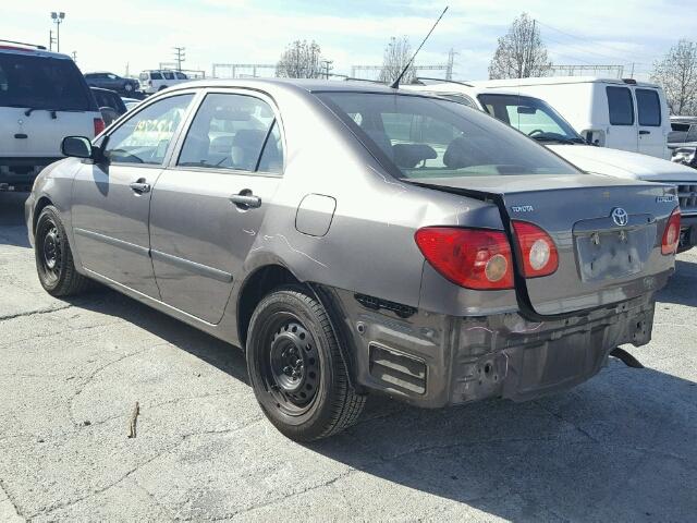 1NXBR32EX7Z771654 - 2007 TOYOTA COROLLA CE GRAY photo 3