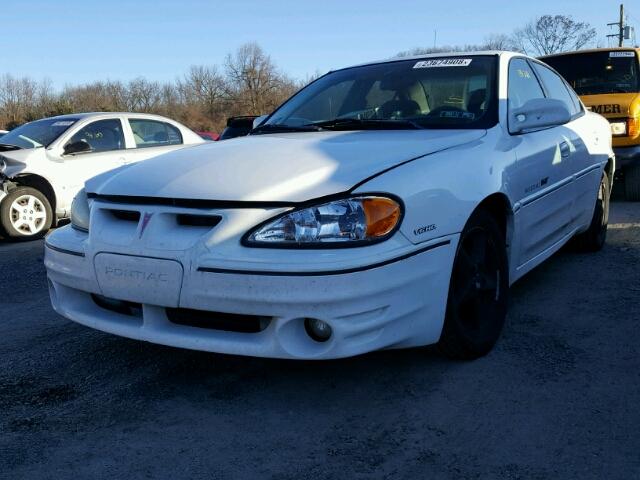 1G2NW52EXXM927282 - 1999 PONTIAC GRAND AM G WHITE photo 2