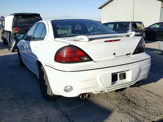 1G2NW52EXXM927282 - 1999 PONTIAC GRAND AM G WHITE photo 3