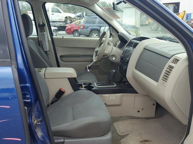 1FMCU02Z88KA78227 - 2008 FORD ESCAPE XLS BLUE photo 5