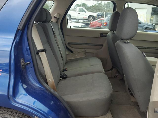 1FMCU02Z88KA78227 - 2008 FORD ESCAPE XLS BLUE photo 6