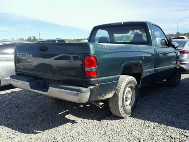 1B7HC16X4XS280508 - 1999 DODGE RAM 1500 GREEN photo 4