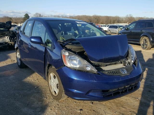 JHMGE8H34DC030375 - 2013 HONDA FIT BLUE photo 1