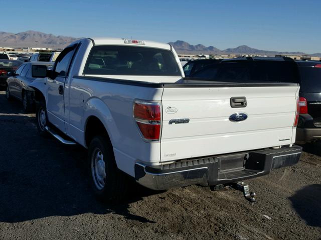 1FTMF1CM8DFD22439 - 2013 FORD F150 WHITE photo 3