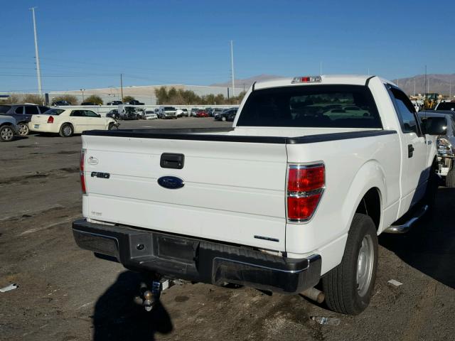 1FTMF1CM8DFD22439 - 2013 FORD F150 WHITE photo 4