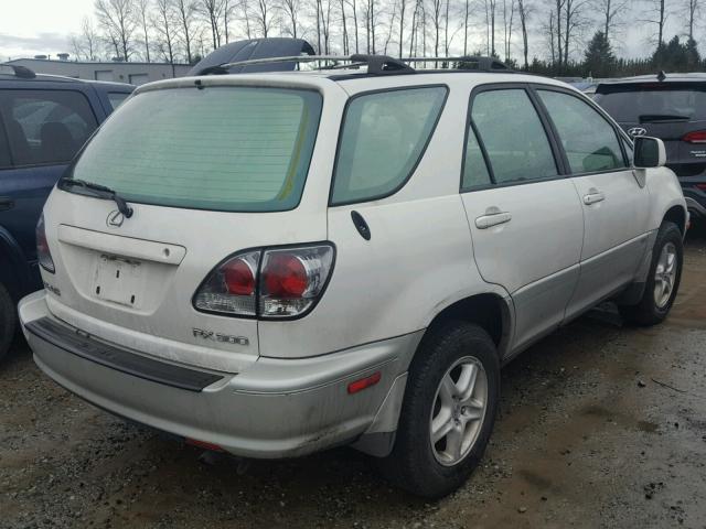 JTJGF10U510114869 - 2001 LEXUS RX 300 WHITE photo 4