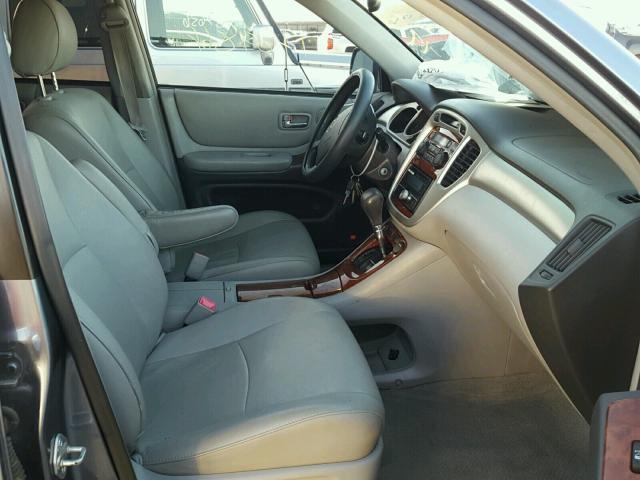 JTEDP21A560124690 - 2006 TOYOTA HIGHLANDER BLUE photo 5