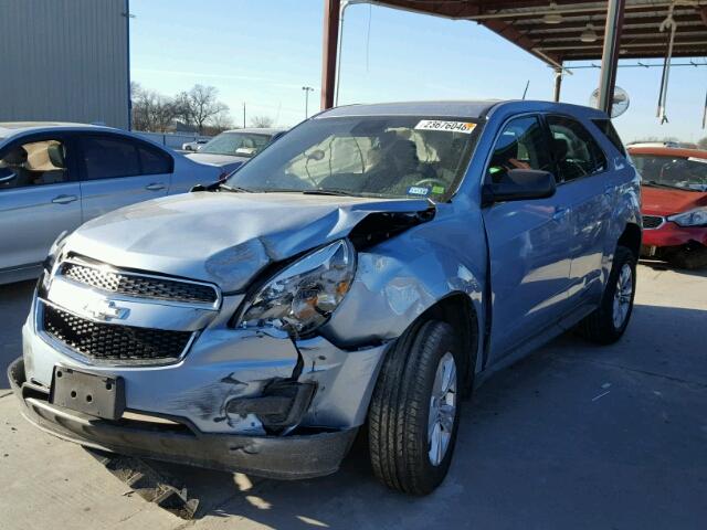 2GNALAEK3E6250219 - 2014 CHEVROLET EQUINOX LS BLUE photo 2