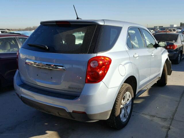 2GNALAEK3E6250219 - 2014 CHEVROLET EQUINOX LS BLUE photo 4