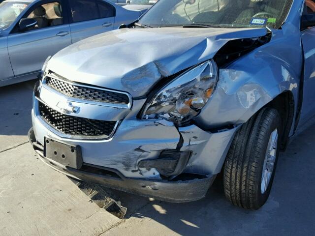 2GNALAEK3E6250219 - 2014 CHEVROLET EQUINOX LS BLUE photo 9