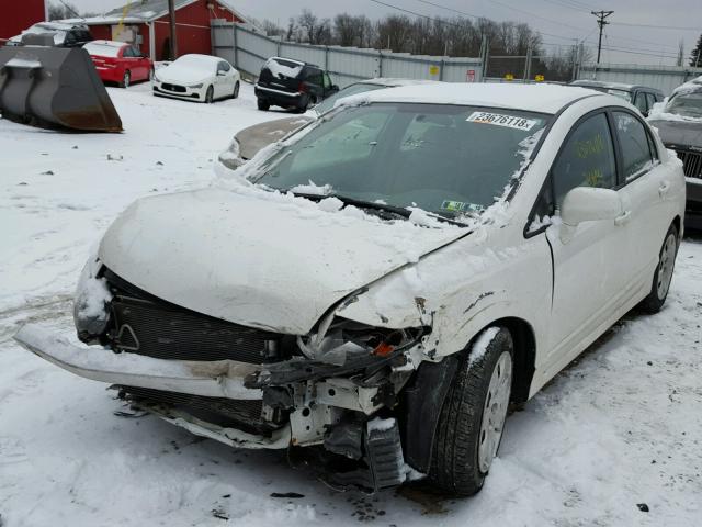 2HGFA1F51AH527463 - 2010 HONDA CIVIC LX WHITE photo 2