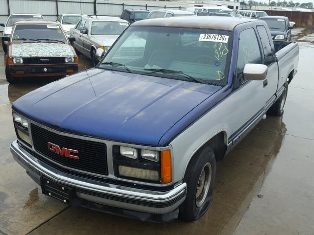 2GTEC19K3K1560125 - 1989 GMC SIERRA C15 BLUE photo 2