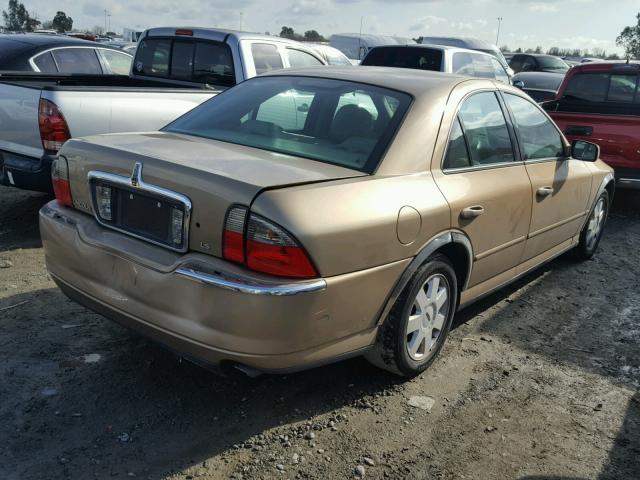 1LNHM86S05Y619796 - 2005 LINCOLN LS 金色 照片 4