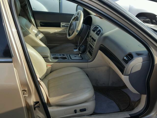 1LNHM86S05Y619796 - 2005 LINCOLN LS 金色 照片 5
