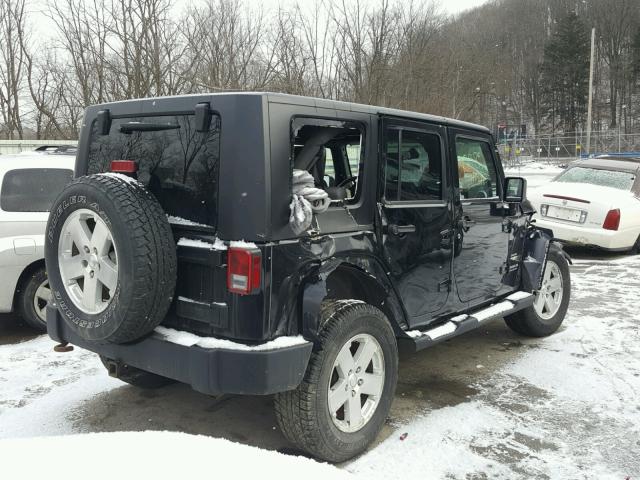 1J4GA59149L727331 - 2009 JEEP WRANGLER U BLACK photo 4