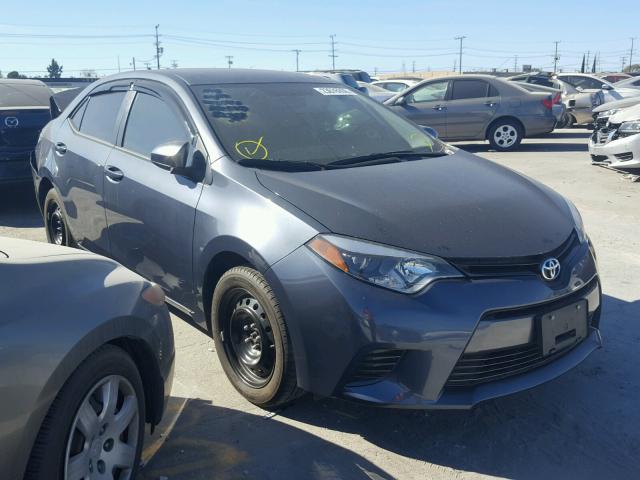 5YFBURHEXFP222559 - 2015 TOYOTA COROLLA L BLUE photo 1