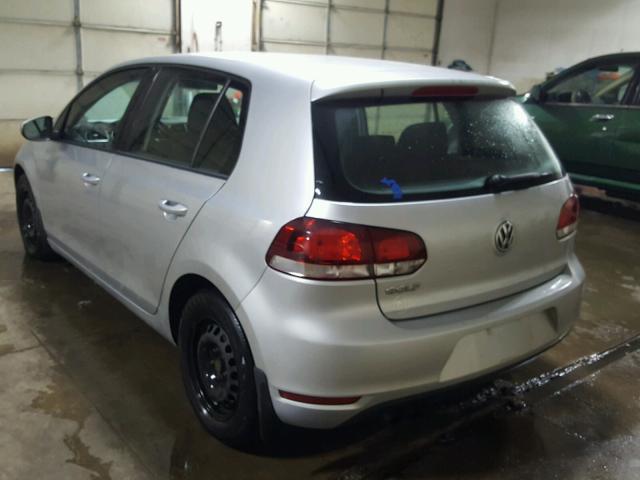 WVWDB7AJ2CW248201 - 2012 VOLKSWAGEN GOLF 银色 照片 3