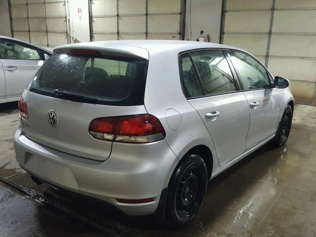 WVWDB7AJ2CW248201 - 2012 VOLKSWAGEN GOLF 银色 照片 4
