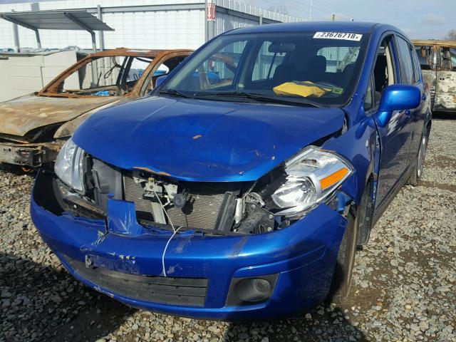 3N1BC1CP7CK283138 - 2012 NISSAN VERSA S BLUE photo 2