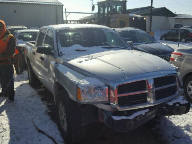 1D7HW48K87S203205 - 2007 DODGE DAKOTA QUA SILVER photo 1