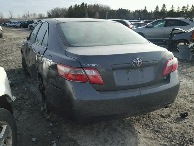 4T1BE46K87U119584 - 2007 TOYOTA CAMRY NEW GRAY photo 3