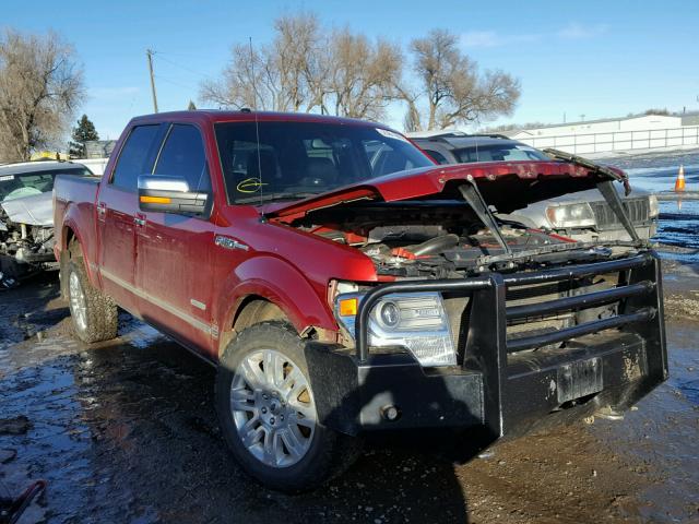 1FTFW1ET9EFC42694 - 2014 FORD F150 SUPER RED photo 1