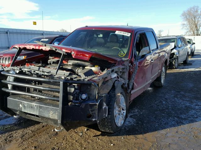 1FTFW1ET9EFC42694 - 2014 FORD F150 SUPER RED photo 2