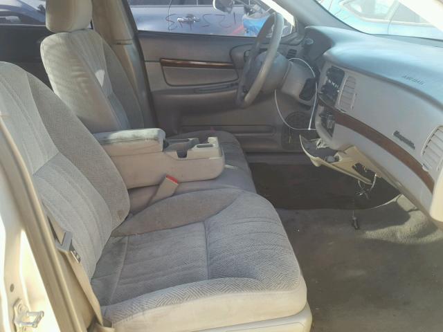 2G1WF52E959310927 - 2005 CHEVROLET IMPALA 银色 照片 5