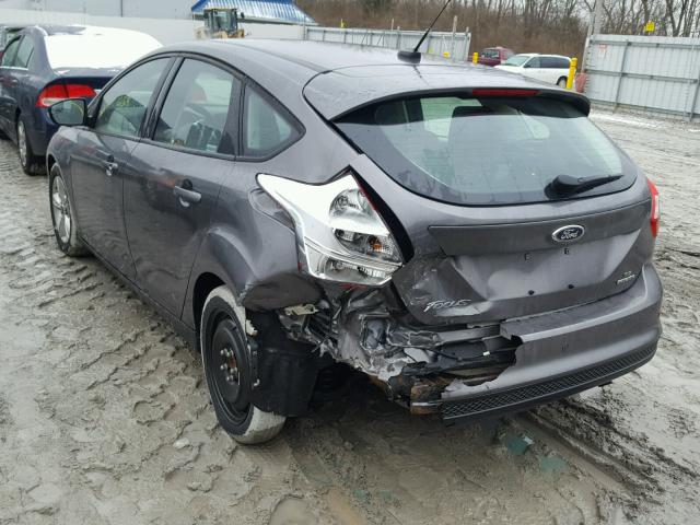 1FADP3K23DL232633 - 2013 FORD FOCUS SE GRAY photo 3