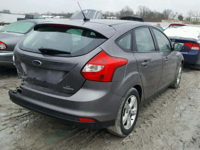 1FADP3K23DL232633 - 2013 FORD FOCUS SE GRAY photo 4