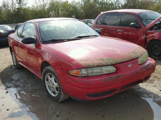 1G3NK12T9YC392418 - 2000 OLDSMOBILE ALERO GX RED photo 1