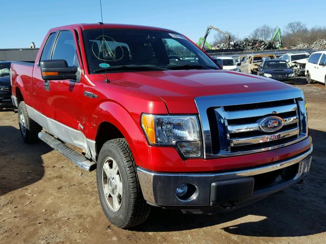 1FTFX1ET8BFC99512 - 2011 FORD F150 SUPER BURGUNDY photo 1