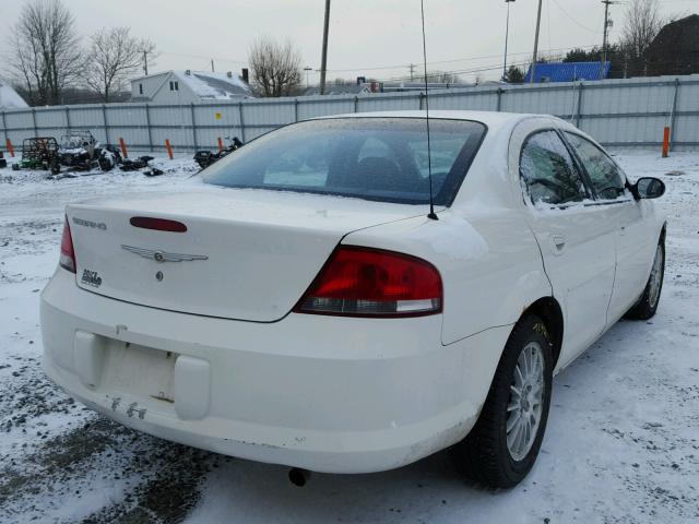 1C3EL46X85N659502 - 2005 CHRYSLER SEBRING WHITE photo 4