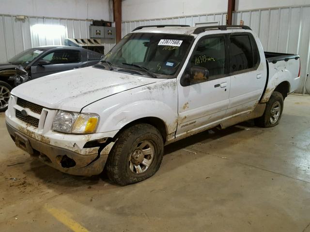 1FMZU77E71UA61082 - 2001 FORD EXPLORER S WHITE photo 2