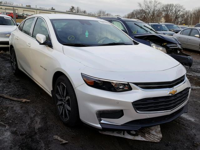 1G1ZF5SX6GF337804 - 2016 CHEVROLET MALIBU LT WHITE photo 1