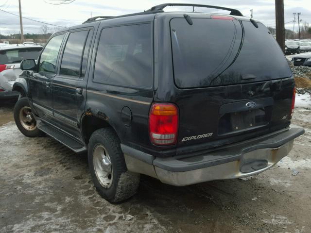 1FMZU34X4WZA78320 - 1998 FORD EXPLORER BLACK photo 3