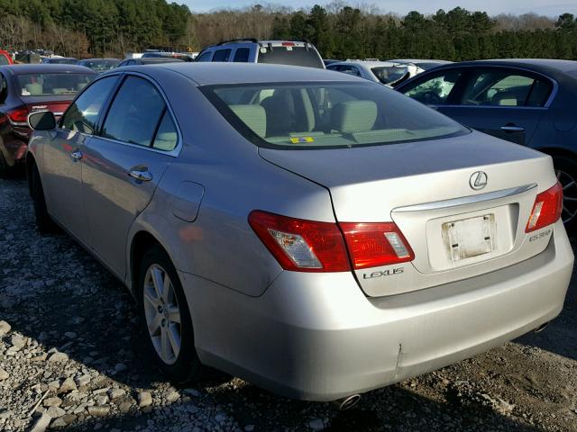 JTHBJ46G592310629 - 2009 LEXUS ES 350 SILVER photo 3