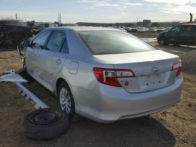 4T1BF1FK9EU374480 - 2014 TOYOTA CAMRY L SILVER photo 3