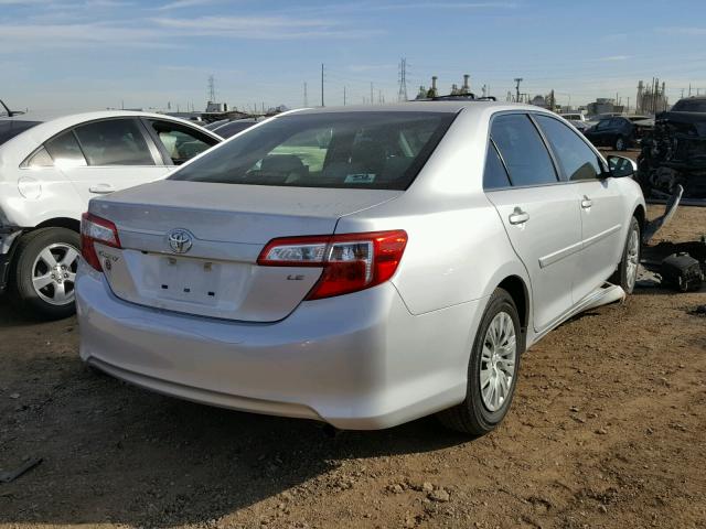 4T1BF1FK9EU374480 - 2014 TOYOTA CAMRY L SILVER photo 4