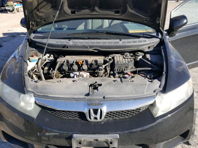 2HGFA16809H351060 - 2009 HONDA CIVIC EX შავი ფოტო 7
