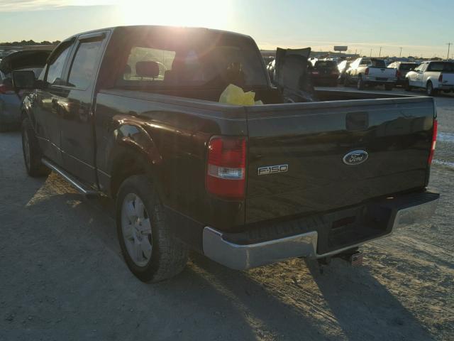 1FTPW12535KD46647 - 2005 FORD F150 SUPER BLACK photo 3