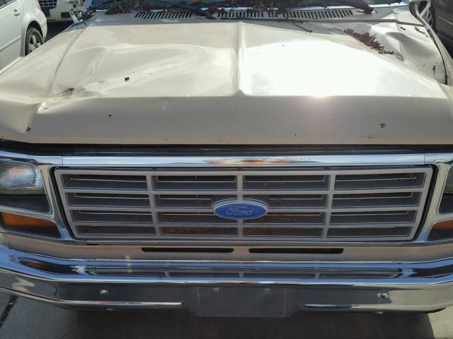 1FTHF25L7DPB02036 - 1983 FORD F250 TAN photo 7