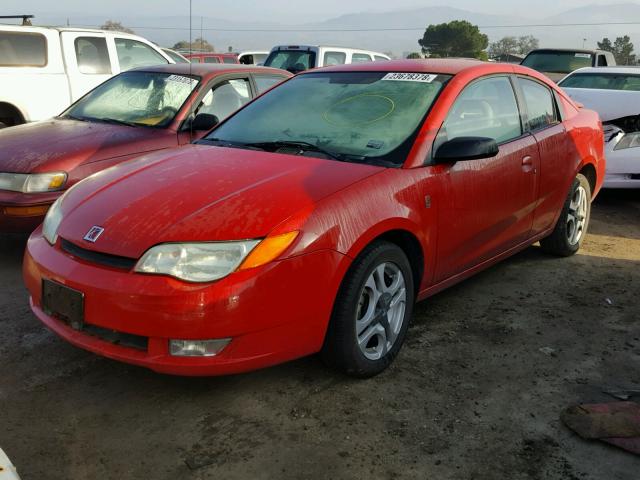 1G8AW12F93Z182298 - 2003 SATURN ION LEVEL RED photo 2